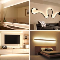 GEYUEYA Home WiFi LED szalag 5M meleg fehér 3000K dimmer távirányítóval 8