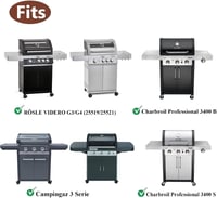 GFTIME 17,5" Grillrács és Grilllemez Weber Spirit E310 E320 E330 S310 S320 S330 2db 3