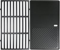 GFTIME 17,5" Grillrács és Grilllemez Weber Spirit E310 E320 E330 S310 S320 S330 2db 1
