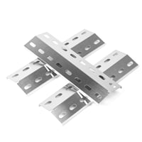 GFTIME 35x10,5 cm Poklopac Plamenika od Nehrđajućeg Čelika Zamjenski Dio za Landmann Roštilj, Štitnik za Raspršivanje Topline, Set od 3 Komada 2