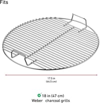GFTIME 45 cm Gázgrill Rács Kettle Grillhez Nehéz Kivitelezés 2