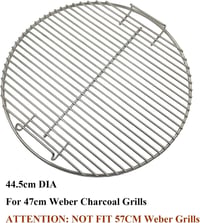 GFTIME 45 cm Gázgrill Rács Kettle Grillhez Nehéz Kivitelezés 4