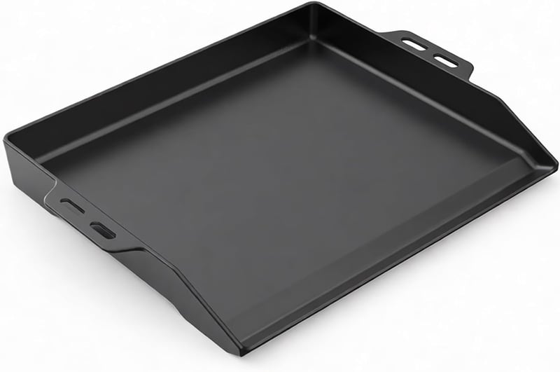 GFTIME zománcozott öntöttvas plancha grilllap - 48x36 cm