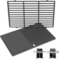 GFTIME öntöttvas grillrács Weber Genesis E/S/EP/CEP 310/320/330 gázgrillhez (2007-2016) - 49,5 cm 1
