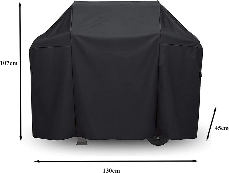 GFTIME Grill Takaró Weber Spirit 300 és Spirit II 300 Sorozathoz - Vízálló BBQ Védőhuzat 130x45x107cm Poliészter Anyagból