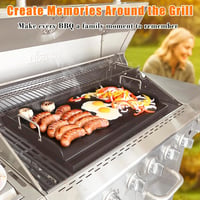 GFTIME Grillplán 63,5x40,6 cm, Univerzális Plancha Gázgrillhez és Széngrillhez, Tapadásmentes Grillsütő - 63 x 41cm Grillplatten 3