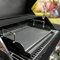GFTIME Grillplán 63,5x40,6 cm, Univerzális Plancha Gázgrillhez és Széngrillhez, Tapadásmentes Grillsütő - 63 x 41cm Grillplatten 7