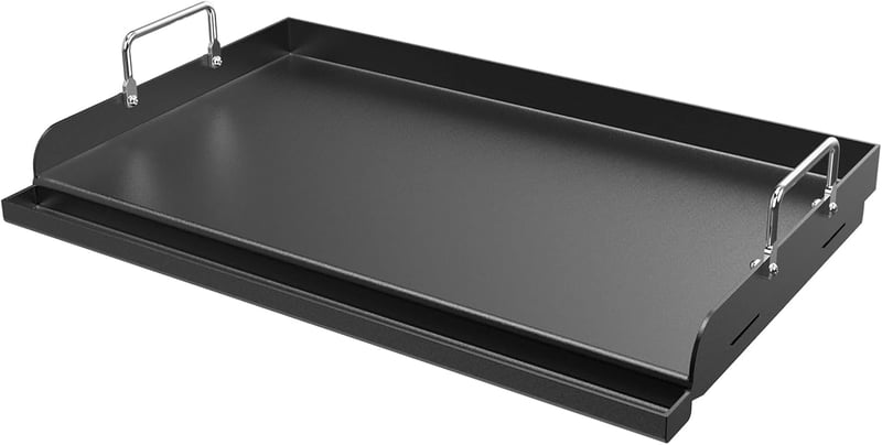 GFTIME Grillplán 63,5x40,6 cm, Univerzális Plancha Gázgrillhez és Széngrillhez, Tapadásmentes Grillsütő - 63 x 41cm Grillplatten