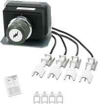 GFTIME Gyújtógyertya Készlet Weber Genesis 330 Gázgrillhez, Elektronikus Piezo Gyújtó Szett 2011-től, Elülső Vezérlőpanelhez Kompatibilis El 1