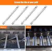 GFTIME Rozsdamentes Acél Égő Csere 11631 4 Darabos Szett Grill Chef Kenmore Sears K Mart Lowes Grillekhez 4
