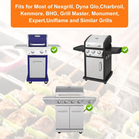 GFTIME Univerzális Zsírgyűjtő Tálca 38-65 cm Gázgrill Grillhez Állítható 3
