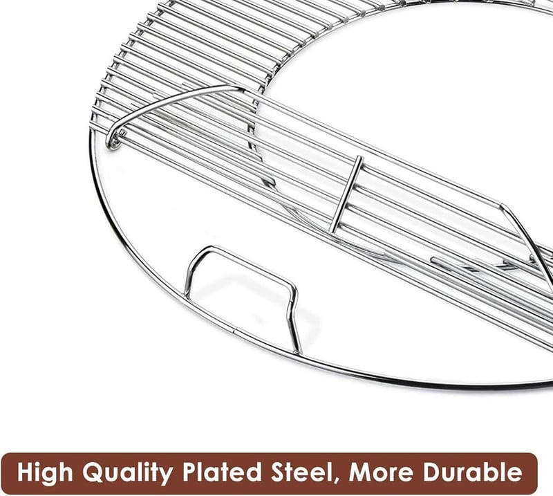 GFTIME Weber 57cm grillrács csere szett rotor és tisztítórendszer