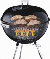GFTIME Weber 57cm grillrács csere szett rotor és tisztítórendszer 6