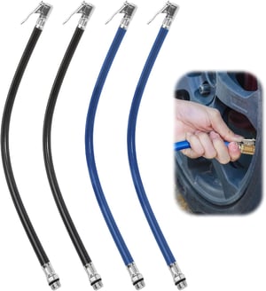 GFUEIGJ szelephosszabbító tömlő kerékfelfújóhoz 37 cm - 4 db