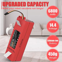 GGiking Xiaomi Roborock S7/S5/S6/S50 robotporszívó akkumulátor 14,4 V 6800 mAh 2