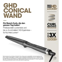 Ondulator conic ghd Chronos Curve 28-23 mm – pentru bucle lejere de tip „beach waves” și onduleuri definite, fără deteriorarea părului, cu rezultate de 3 ori mai rapide 3
