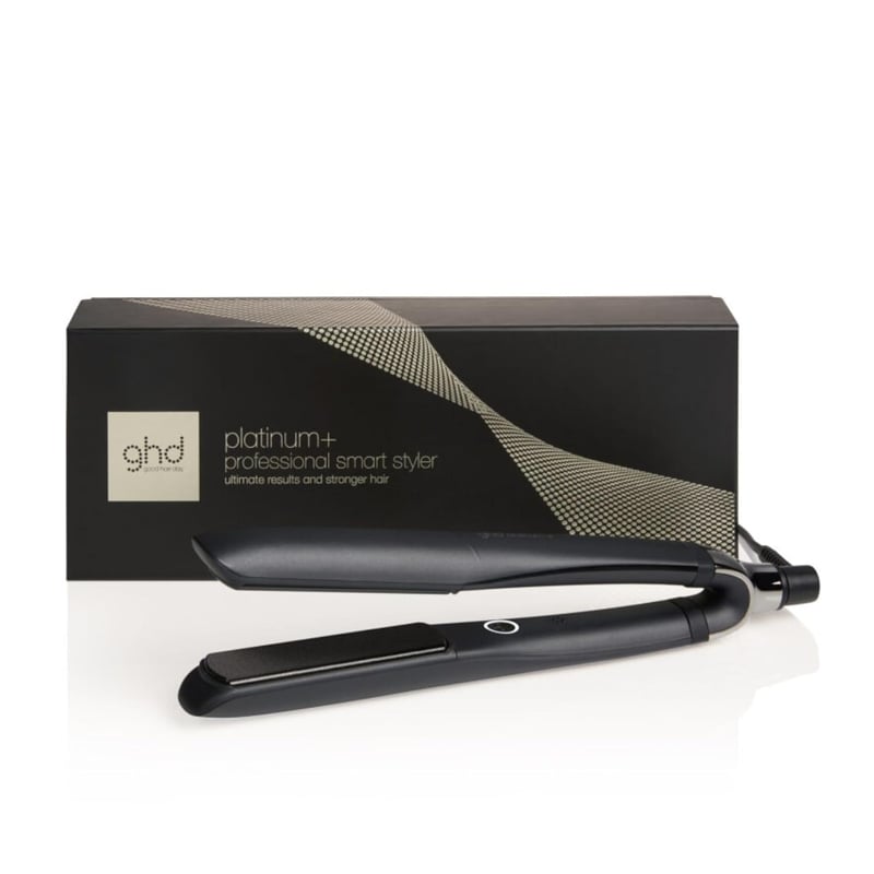 ghd Platinum+ Black Intelligent Professional Hair Straightener, Less Hair Breakage, More Shine and Colour Protection, Ultra Zone Technology, Optimal Comb Temperature 185ºC Homogeneous