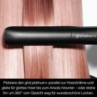 ghd Platinum+ Black Intelligent Professional Hair Straightener, Less Hair Breakage, More Shine and Colour Protection, Ultra Zone Technology, Optimal Comb Temperature 185ºC Homogeneous 4