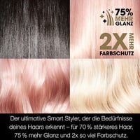 ghd Platinum+ Black Intelligent Professional Hair Straightener, Less Hair Breakage, More Shine and Colour Protection, Ultra Zone Technology, Optimal Comb Temperature 185ºC Homogeneous 5