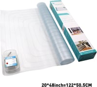 GHIBFBT Beltéri elektromos sokkoló edzőszőnyeg csere Thorn rácshoz, Fehér kék, 122 x 50,5 cm (20 x 48 hüvelyk) 2