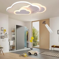 GHiycotdl Modern Felhő Alakú Mennyezeti LED Lámpa - Szabályozható Fényerő, 3000-6500K, 52cm, Nappali, Hálószoba, Gyerekszoba 1