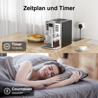 Priză inteligentă WiFi GHome 16A, 4 bucăți, compatibilă cu Alexa și Google Home, monitorizare consum, control prin aplicație și vocal, temporizator, 2.4GHz 5