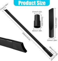 GHVACZS 62 cm Rugalmas Rés Szívófej Univerzális Porszívóhoz 35/32 mm Csatlakozás 2
