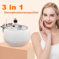 GHWMYD 3 v 1 diamantový mikrodermabrázny prístroj, peeling na tvár, odstraňovač čiernych bodiek, domáce kúpele, prístroj na ošetrenie pleti 2