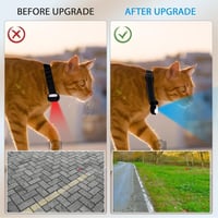 Cameră video GHWMYD albă 128G pentru zgardă de pisică, cu clipsuri de fixare pentru câini și pisici 2