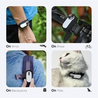 Cameră video GHWMYD albă 128G pentru zgardă de pisică, cu clipsuri de fixare pentru câini și pisici 5