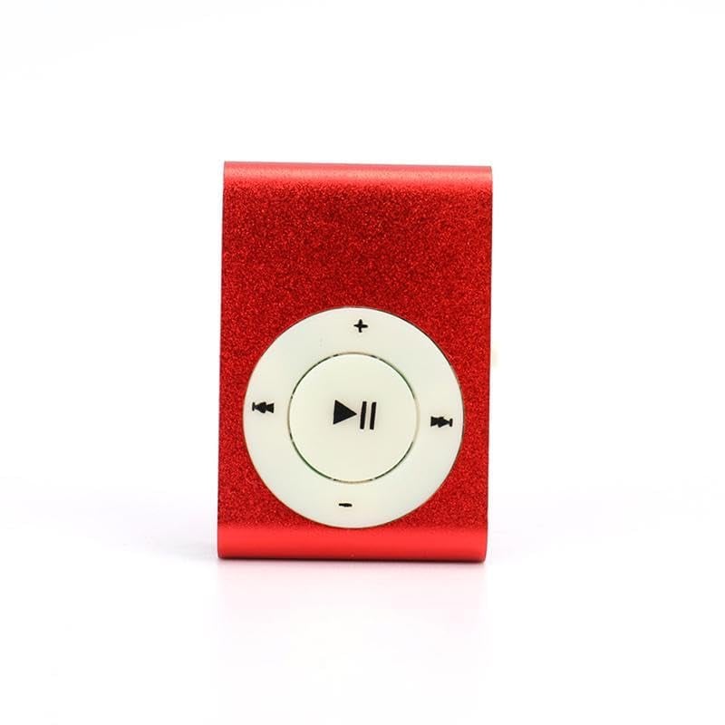 Mini MP3 Player Ghzste, Player Media Digital Portabil, USB 2.0, Jack 3,5 mm, cu Clemă de Prindere și Suport pentru Card de Memorie, Ideal pentru Alergare, Ciclism și Drumeții