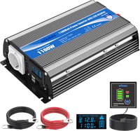 GIANDEL 1100W Inverter 12V-230V LiFePO4 Távirányítóval Lakóautóhoz 1