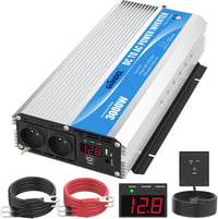GIANDEL 3000W 12V-220V Inverter Átalakító Lítium Akkuhoz, Távirányítóval 1