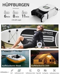 Gicle 22PSI Elektromos SUP Pumpa - Piros, DC12V Felfújó és Leeresztő, Automata Kikapcsolás, SUP Deszkához, Felfújható Csónakhoz 5
