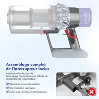Gifeerory Dyson V10 SV12 Porszívó Főegység Ház - Kompatibilis Animal és Absolute Modellekkel, Motor Nélküli Csereburkolat Ergonomikus Fogant 4