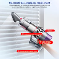 Gifeerory Dyson V10 SV12 Porszívó Főegység Ház - Kompatibilis Animal és Absolute Modellekkel, Motor Nélküli Csereburkolat Ergonomikus Fogant 5
