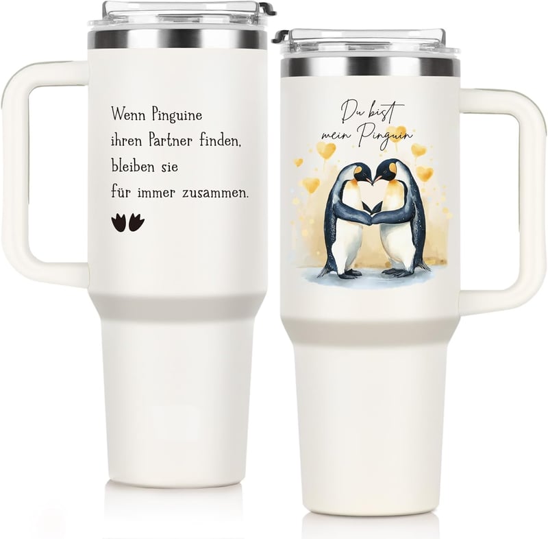 Giftasy Termikus Bögre 40 oz - Évfordulós Ajándék Nőknek, Feleségnek, Barátnőnek