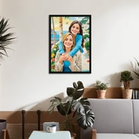 Giftgarden A2 rám na obrazy, čierny hliníkový rám 42x59,4 cm na fotografie, certifikáty a plagáty, veľký rám na plagáty, kusové balenie 3
