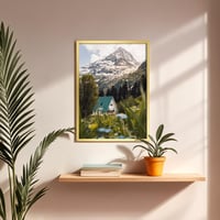 Giftgarden Zlatni Aluminijski Okvir za Slike 50x70 cm, Zidni Okvir za Fotografije, Postere i Puzzle, Dekoracija za Dnevni Boravak i Spavaću Sobu 4