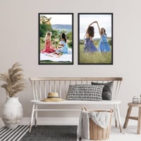 Hliníkový rám na obrazy Giftgarden, čierny, na fotografie, diplomy a plagáty 40 x 60 cm, veľký rám do obývačky, spálne alebo pracovne 4