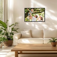 Hliníkový rám na obrazy Giftgarden, čierny, 60x90 cm, na fotografie, plagáty a puzzle, veľký nástenný rám do obývačky, spálne alebo pracovne 2