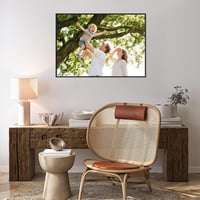 Giftgarden fekete képkeret 70x100 cm alumínium fényképkerethez - 70x100cm, black 5