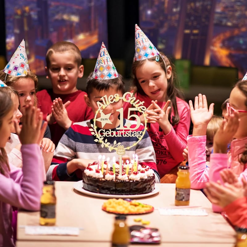 Giftota Fa Tortadísz 15. Születésnap LED Tündérfénnyel