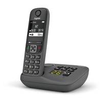 Bezdrôtový DECT telefón Gigaset A695A so záznamníkom, displej s vysokým kontrastom, blokovanie hovorov, hlasitý odposluch, sivý 1