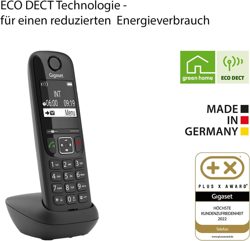 Gigaset AS690 Duo DECT vezetéknélküli telefon 2 kézibeszélővel