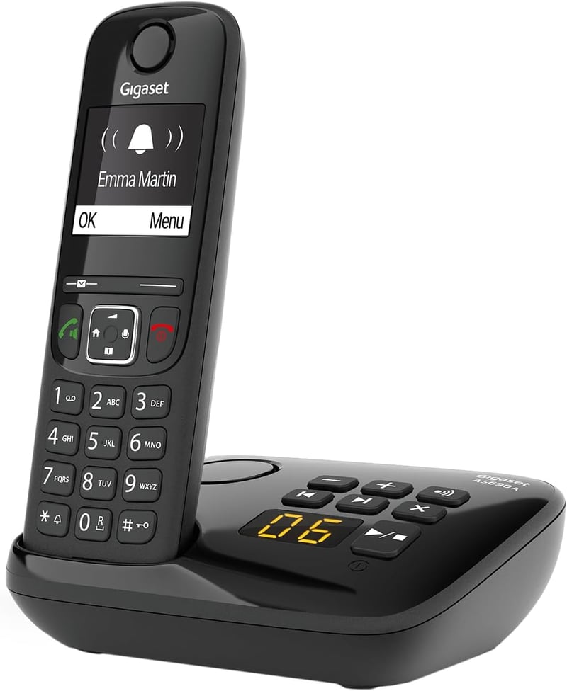 Gigaset AS690A DECT vezeték nélküli telefon nagy kijelzővel és gombokkal