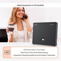 Základňová stanica Gigaset BasicLine IP pre internetovú telefóniu – čierna, VoIP stolová telefónna stanica 4