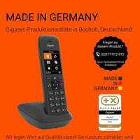 Telefon fără fir DECT Gigaset C575 - Ecran color mare, 200 de contacte, filtrarea apelurilor, negru 5