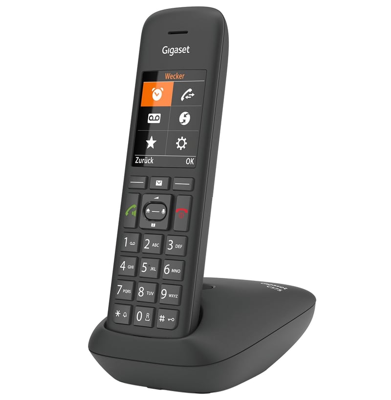 Telefon fără fir DECT Gigaset C575 - Ecran color mare, 200 de contacte, filtrarea apelurilor, negru