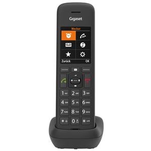 Gigaset C575HX DECT bežična slušalica s postoljem za punjenje - Kompatibilno s Fritzboxom - Crna - Veliki TFT zaslon u boji - Bez baze